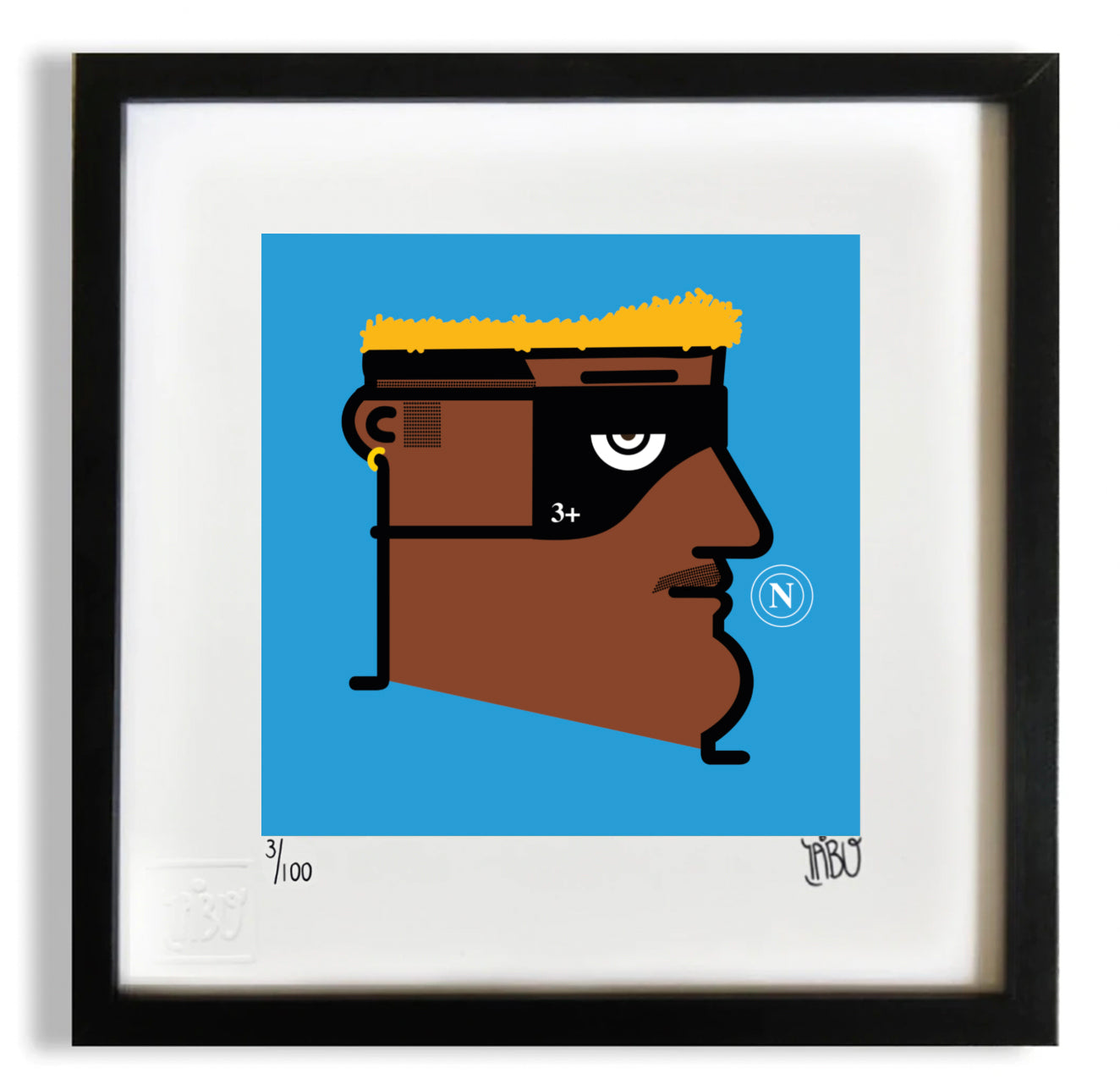 Napoli Champion of Italy (Osimhen - portrait)