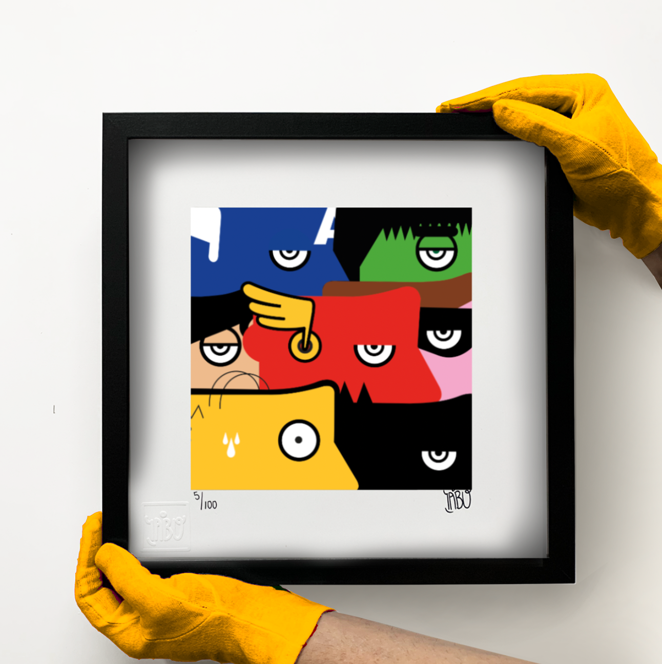 We are all Superheroes Composition of 2 pieces