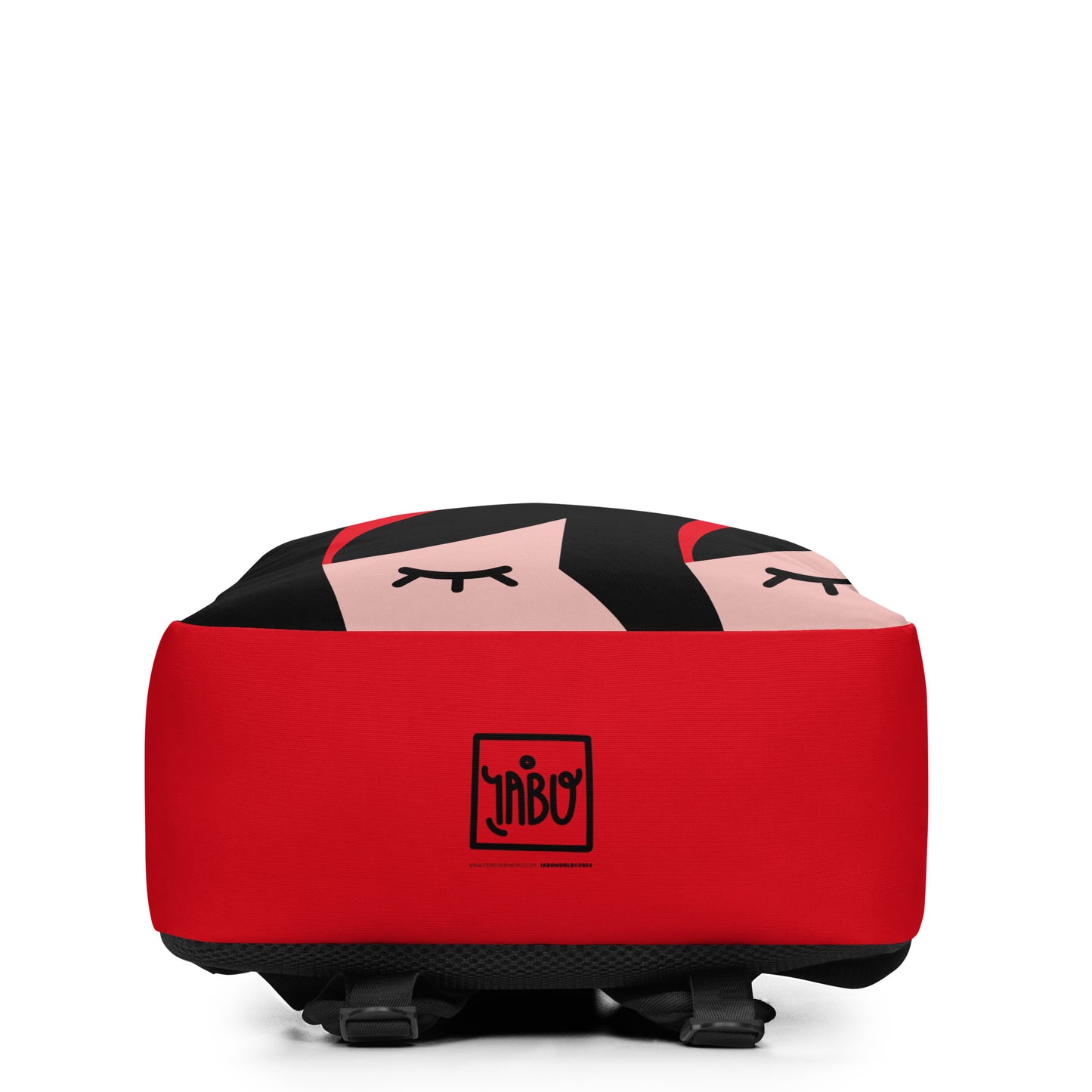 "Bite into an Apple" (Snow-White portrait) red version Backpack backpack