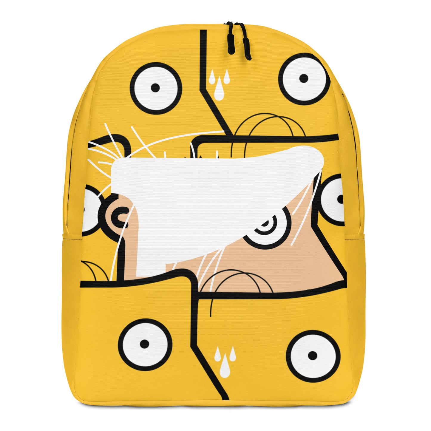 "Brillo" (Andy Warhol & Homer Simpson) yellow Backpack