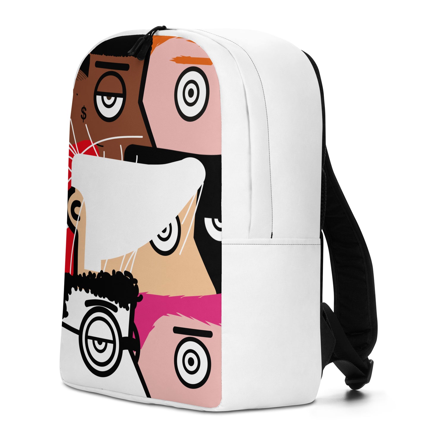 "I want to be an artist" (Hirst, Basquiat, Blek Le Rat, Van Gogh, Banksy, Warhol, Haring - portraits) White
