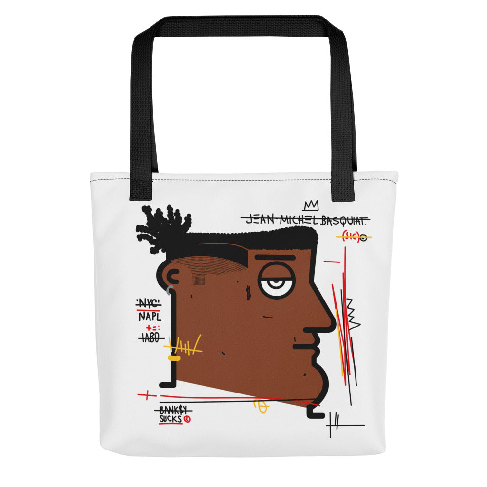 "Banksy sucks" (JM Basquiat) - Tote bag