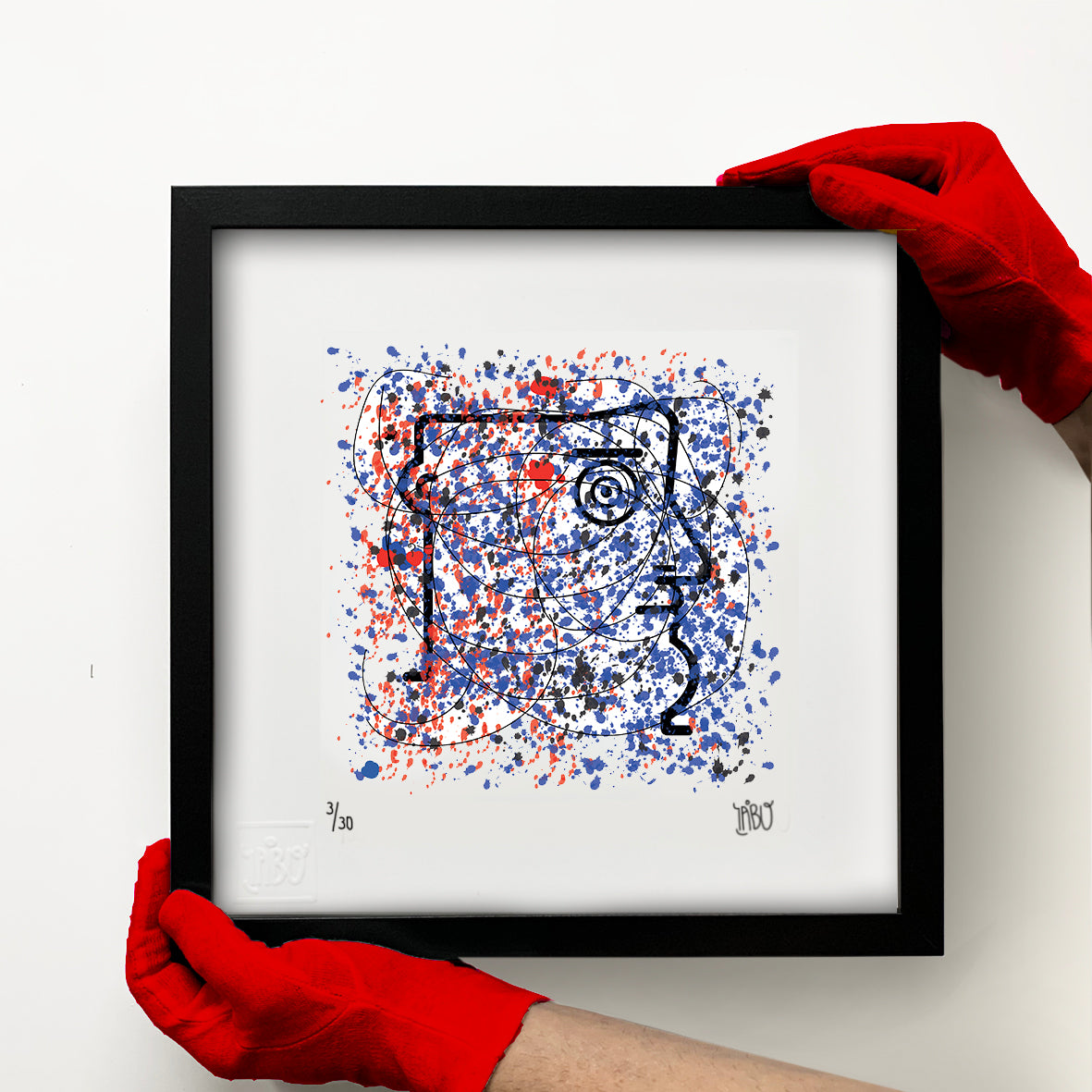 Dripping (J. Pollock - portrait) EDITION SOLD OUT