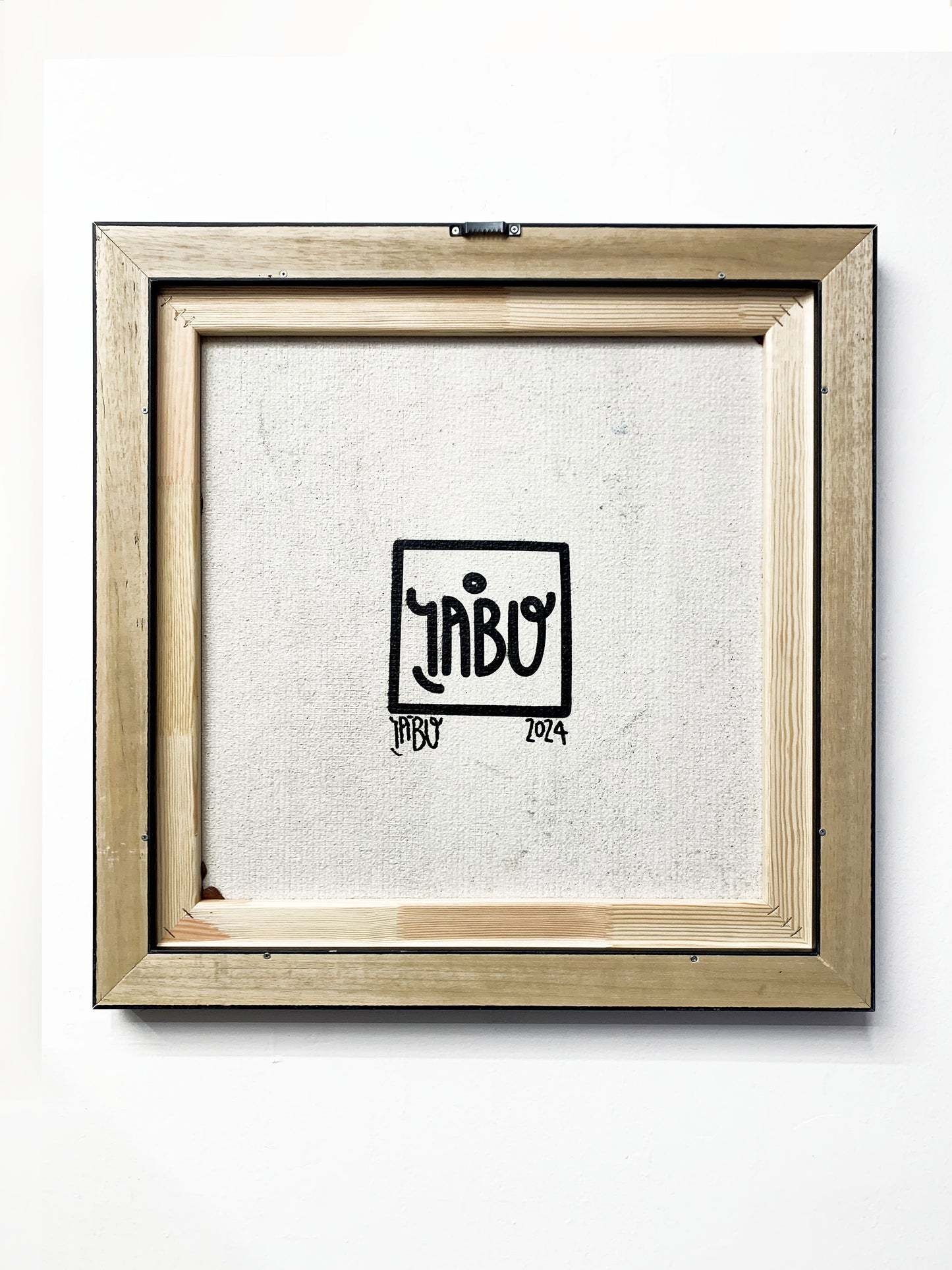 "Untitled" blu version (K. Haring - portrait)