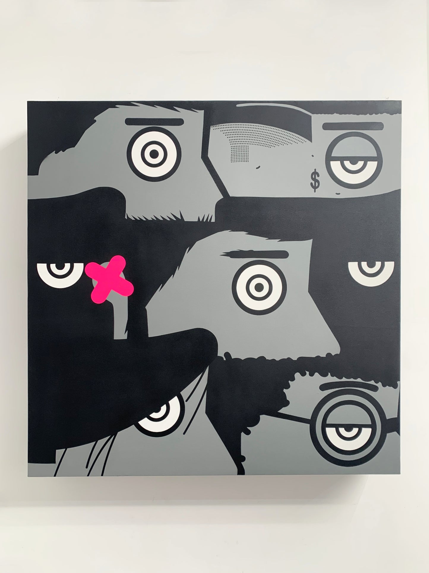 I want to be an artist - Black, Grey and magenta version