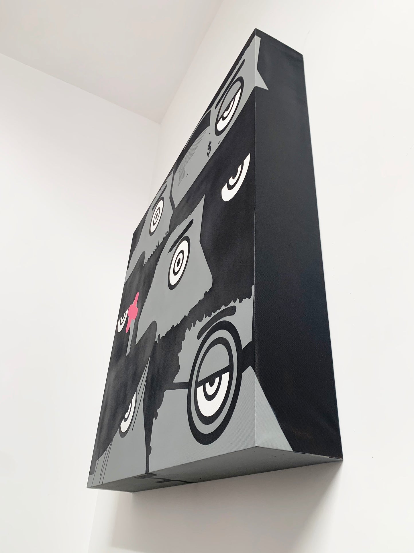 I want to be an artist - Black, Grey and magenta version