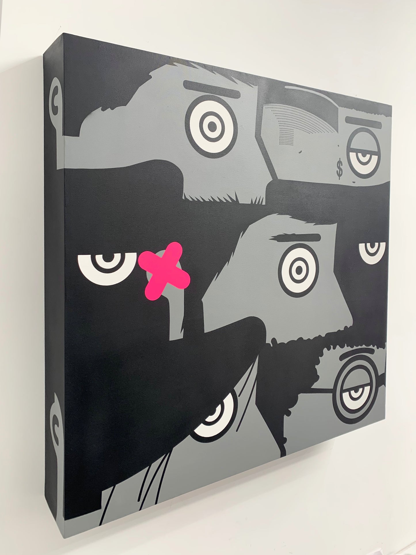 I want to be an artist - Black, Grey and magenta version