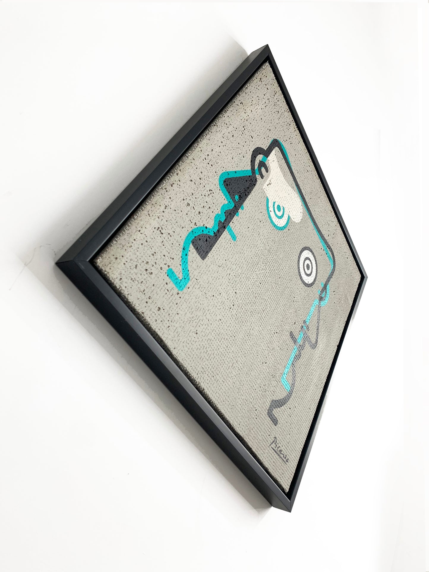 Iablo Picasso (Pablo Picasso - Portrait) ciano version