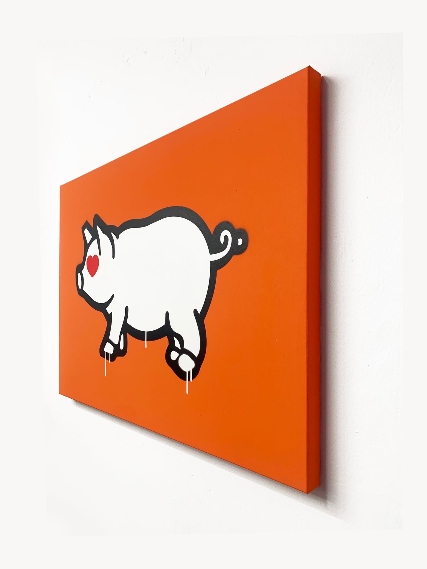 Porca Mis€ria - orange version 60x80 cm