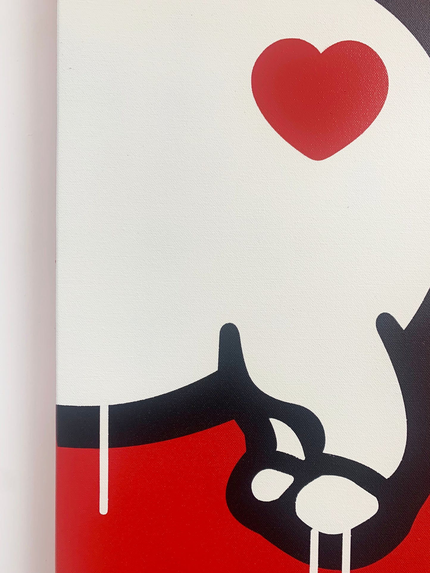 Porca Mis€ria (two pigs) - red version 70x100 cm