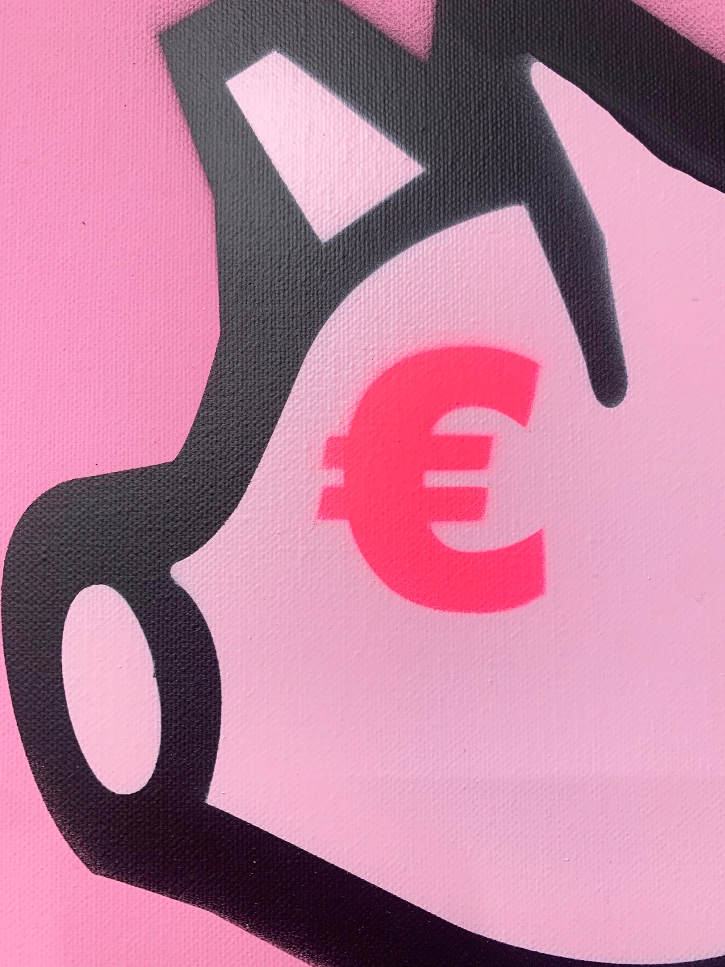 Porca Mis€ria - pink version 60x80 cm