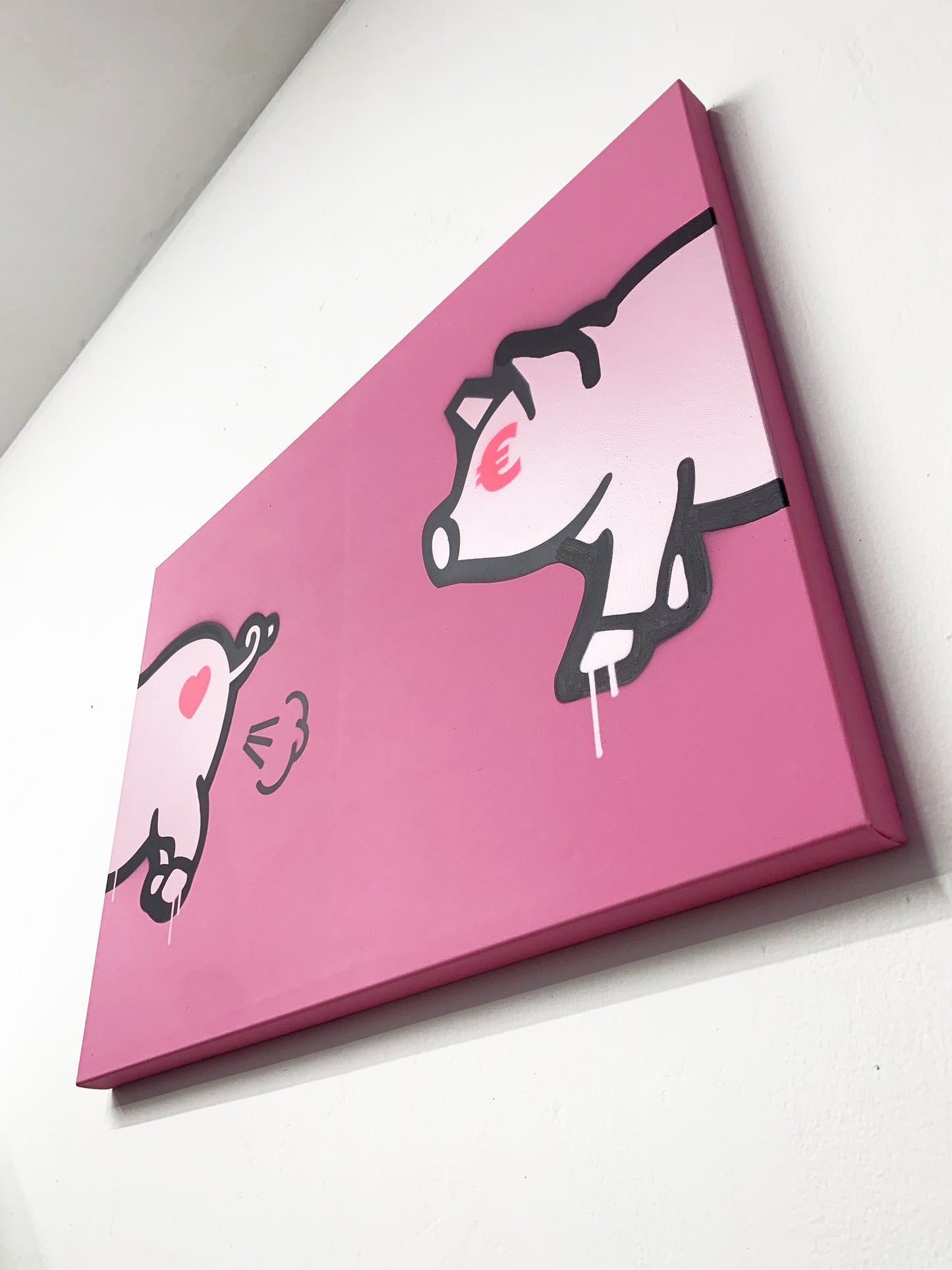 Porca Mis€ria - pink version 60x80 cm