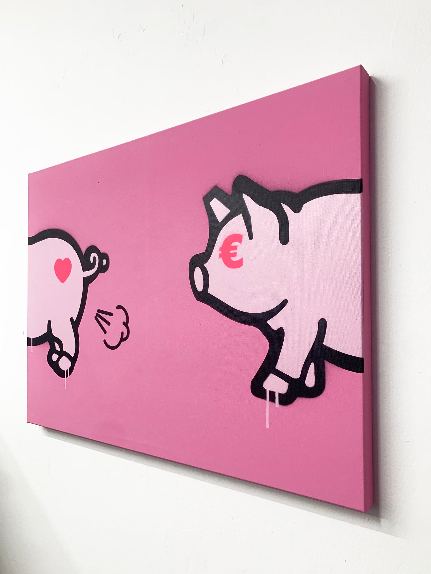 Porca Mis€ria - pink version 60x80 cm