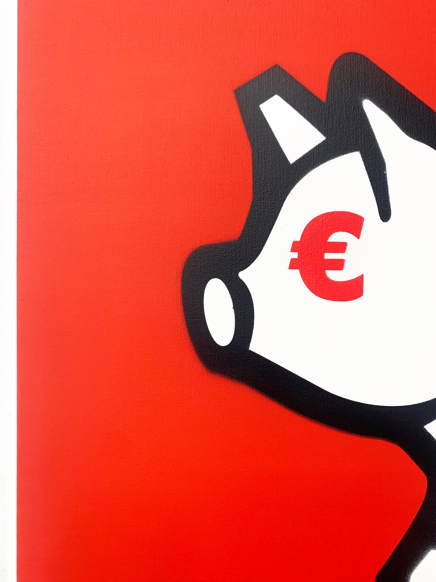 Porca Mis€ria - red version 60x80 cm