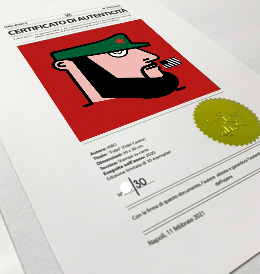 Fidel (Fidel Castro - portrait) EDITION SOLD OUT
