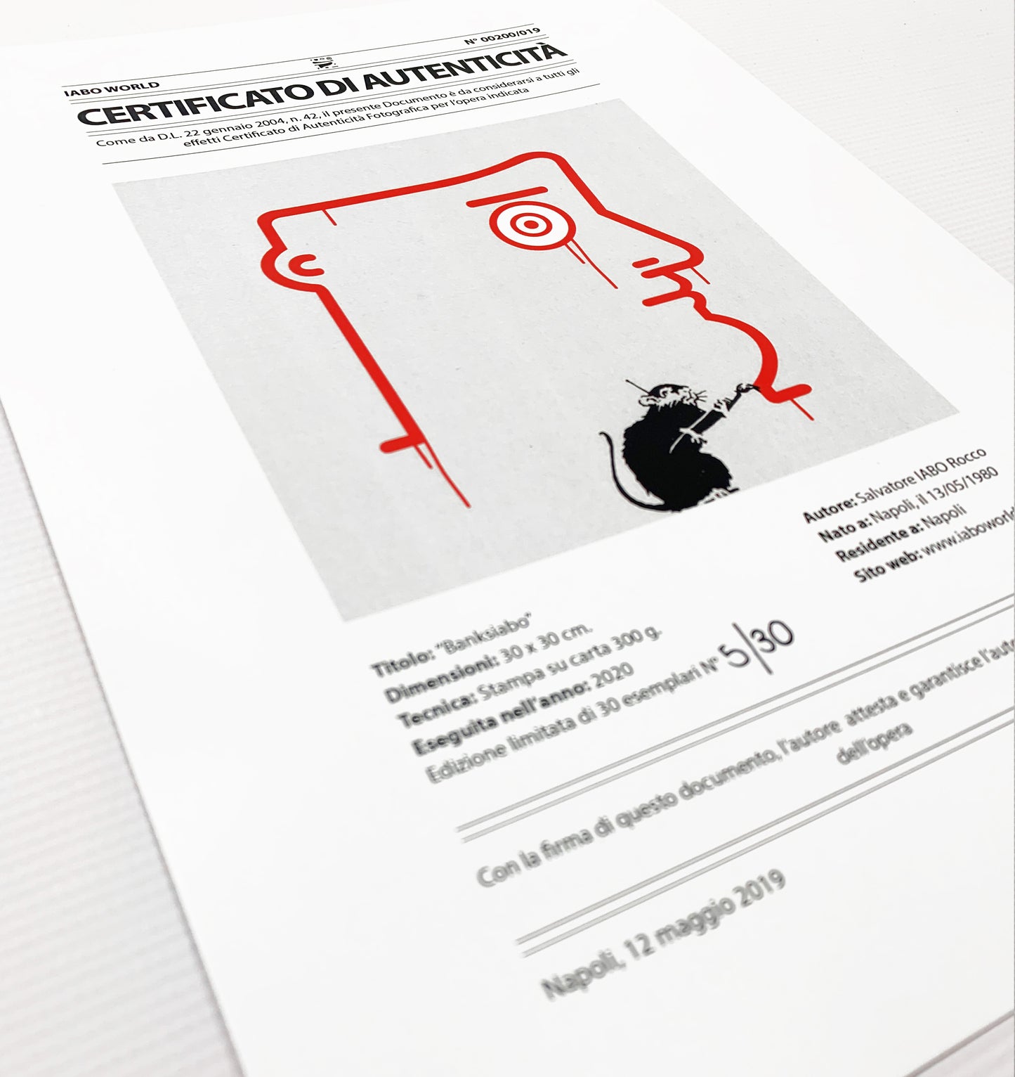 "Banksiabo" Available in AP edition of 10 pieces