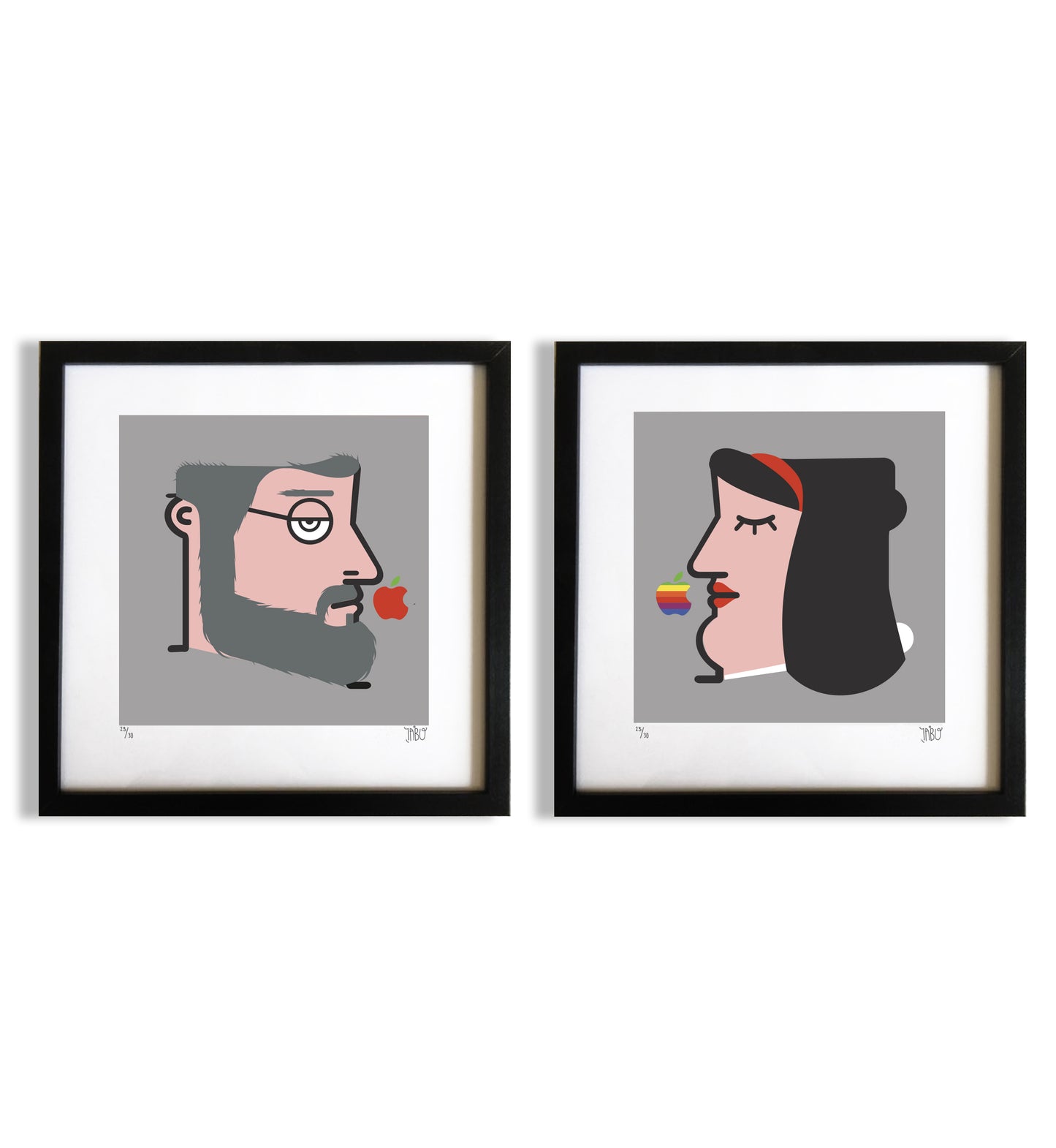 "Byte into an Apple" (Snow White & Steve Jobs)