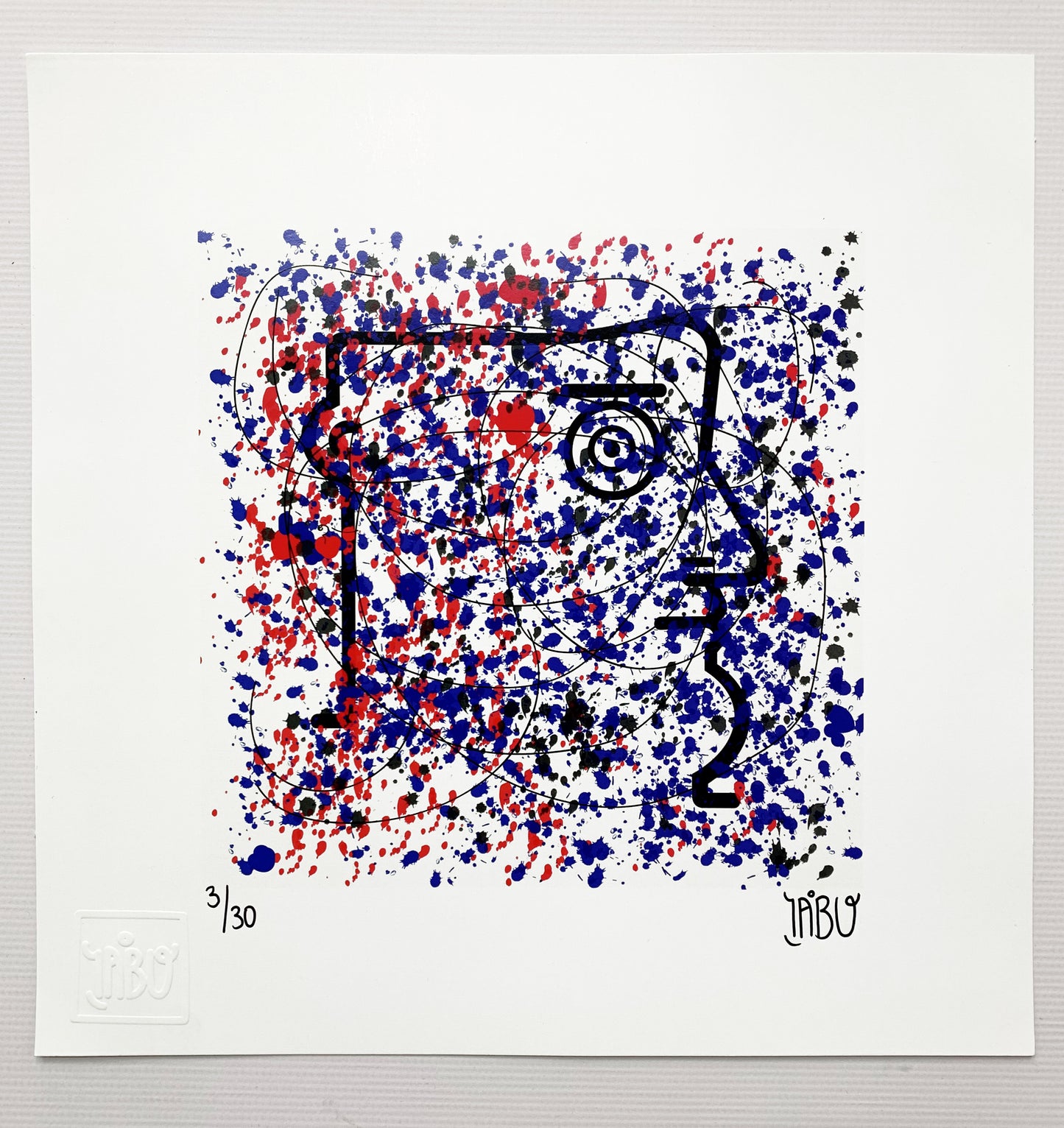 Dripping (J. Pollock - portrait) EDITION SOLD OUT