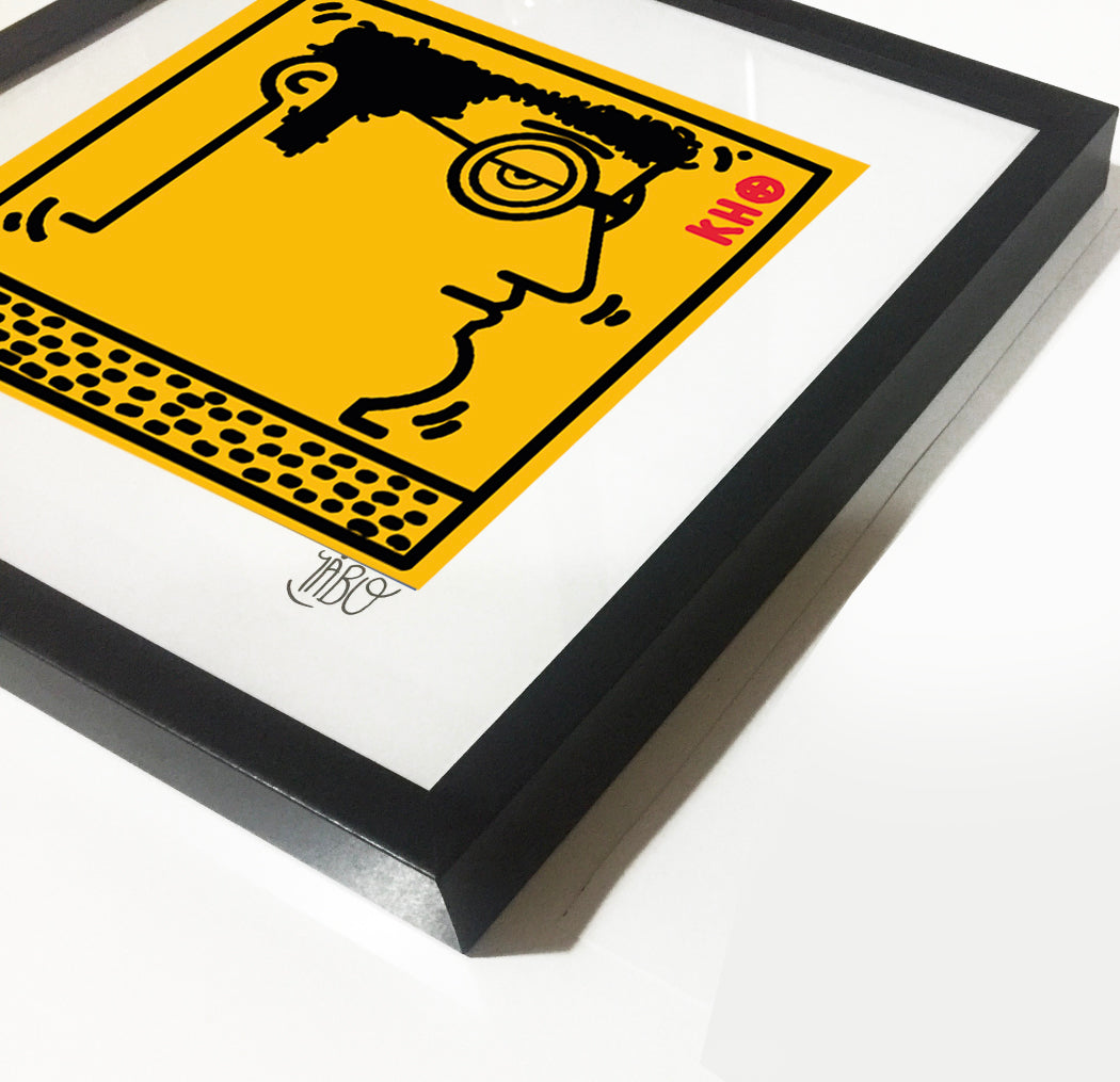 Untitled (K. Haring - Portrait) EDITION SOLD OUT