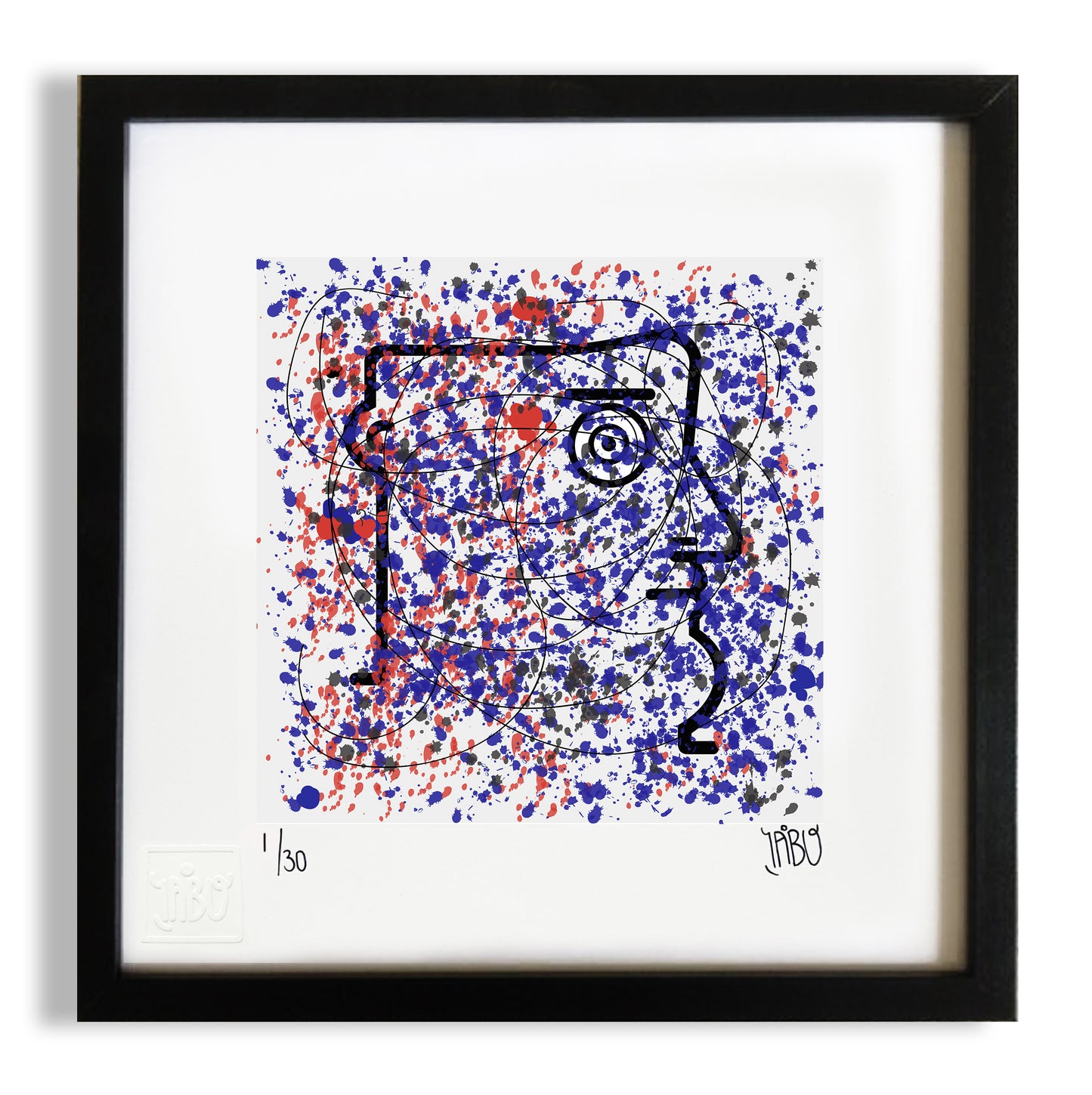 Dripping (J. Pollock - portrait) EDITION SOLD OUT
