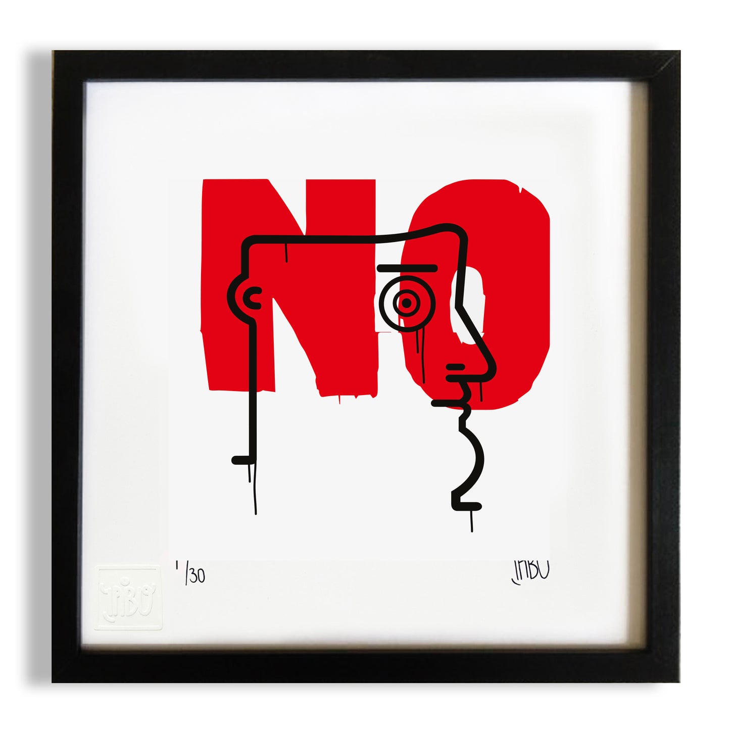 NO (M. Schifano tribute) AP Edition of 10 pieces