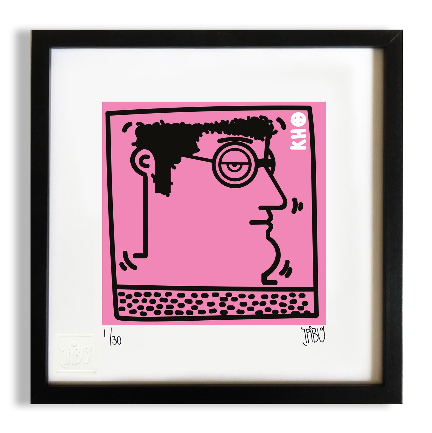 Untitled (K. Haring - tribute) Pink version