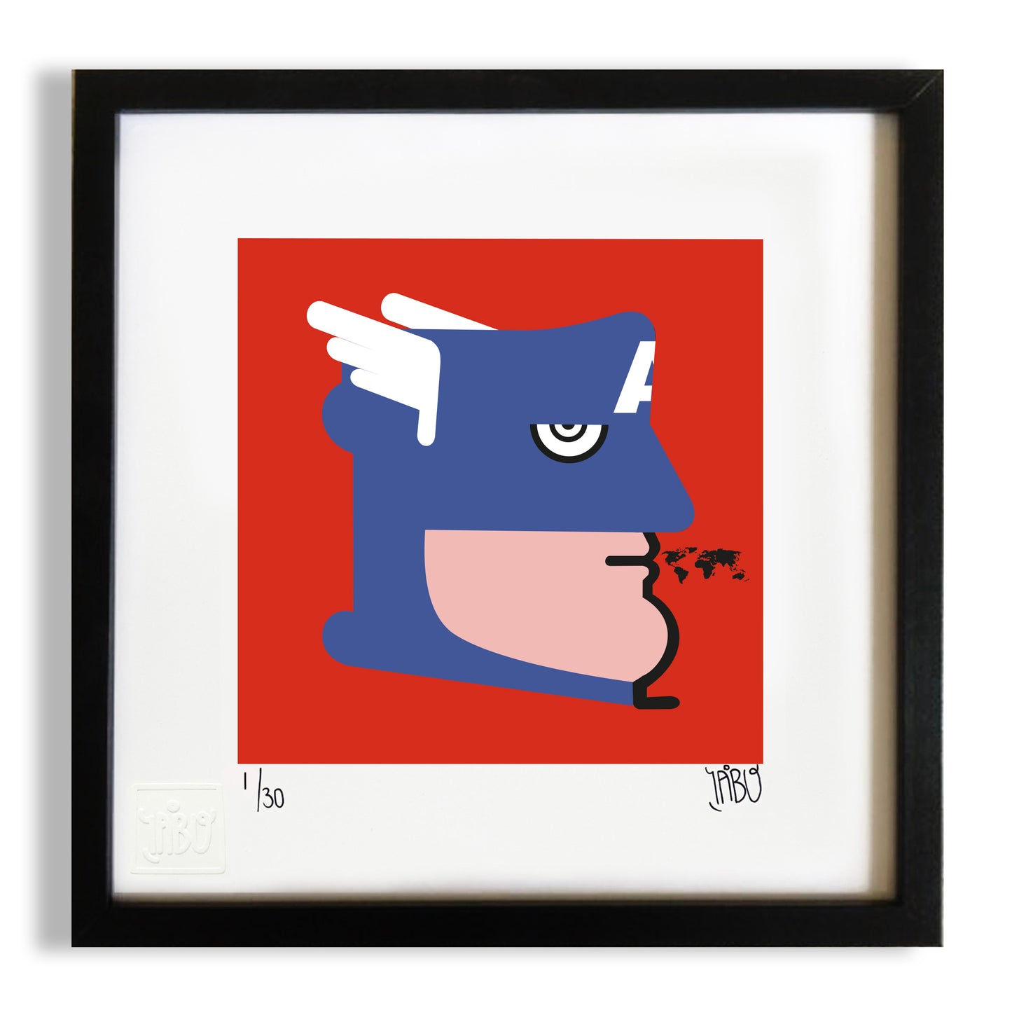 Collective Hypnosis (Captain America - portrait)