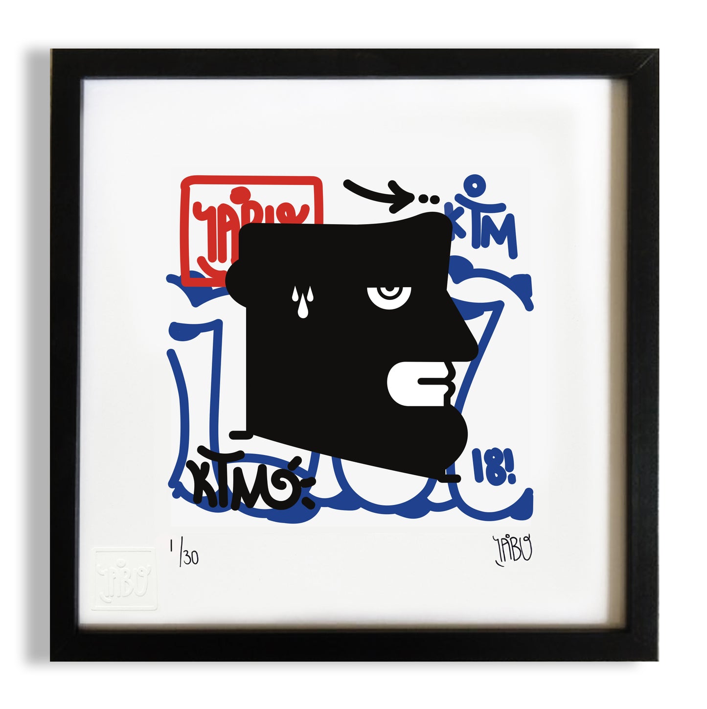 Graffiti is not a street art (IABO Self-portrait )EDITION SOLD OUT