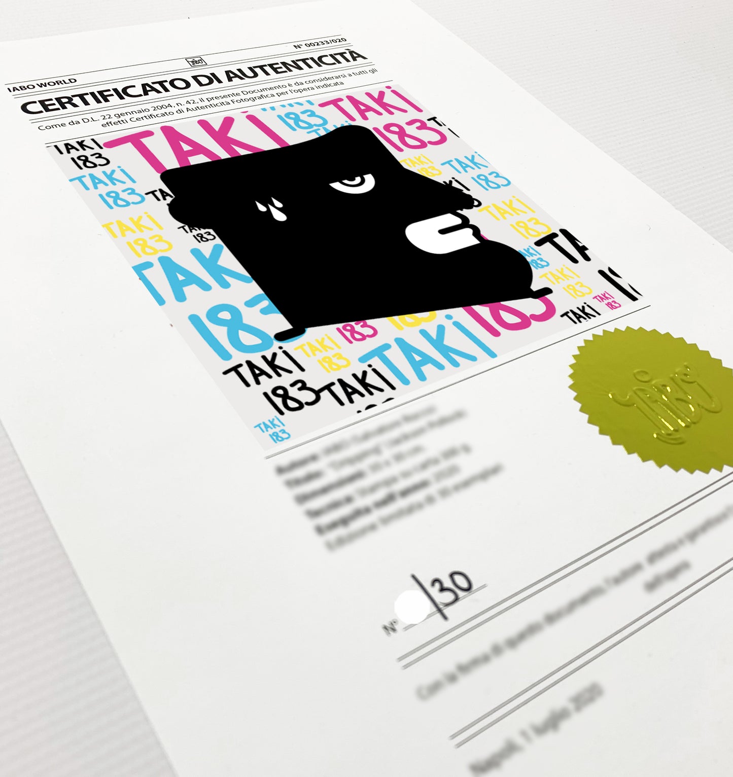 Taki 183 Cmyk (IABO classic profile - tribute 50th Anniversary)