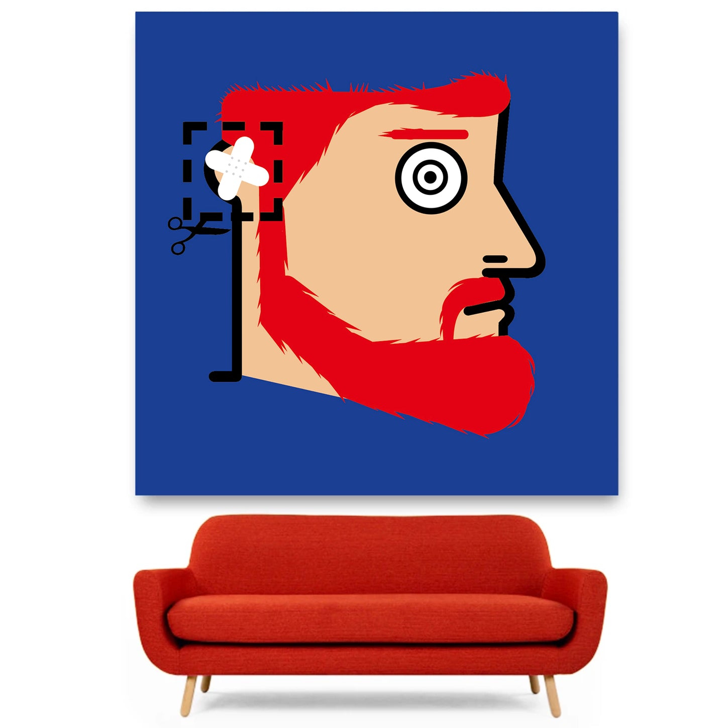 Cut here (Vincent Van Gogh - Portrait)