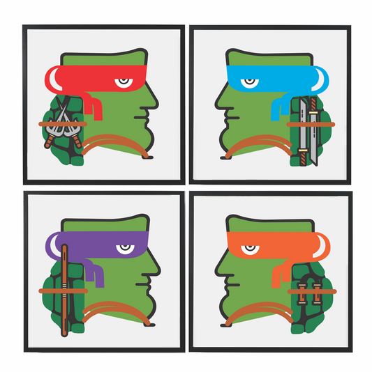 Ninja Turtles 4 pezzi