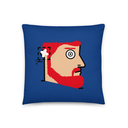 "Cut here" (Vincent Van Gogh - Portrait) soft pillow