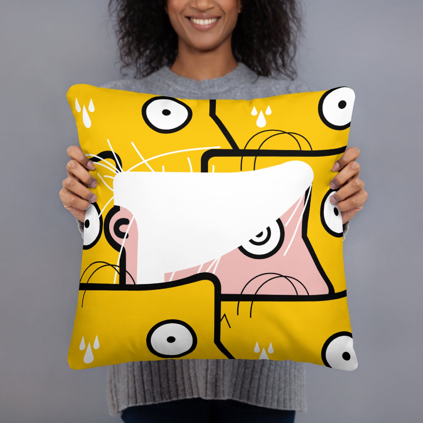 "Brillo" (Andy Warhol & Homer Simpson) Soft pillow