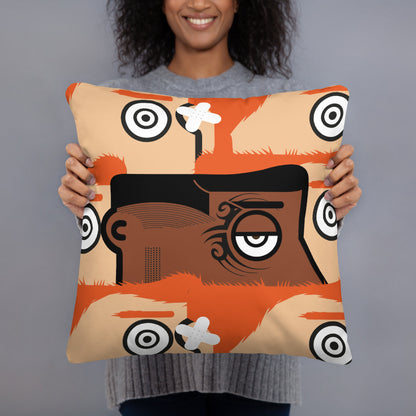 "RiMorsi" (Van Gogh & Tyson) soft pillow