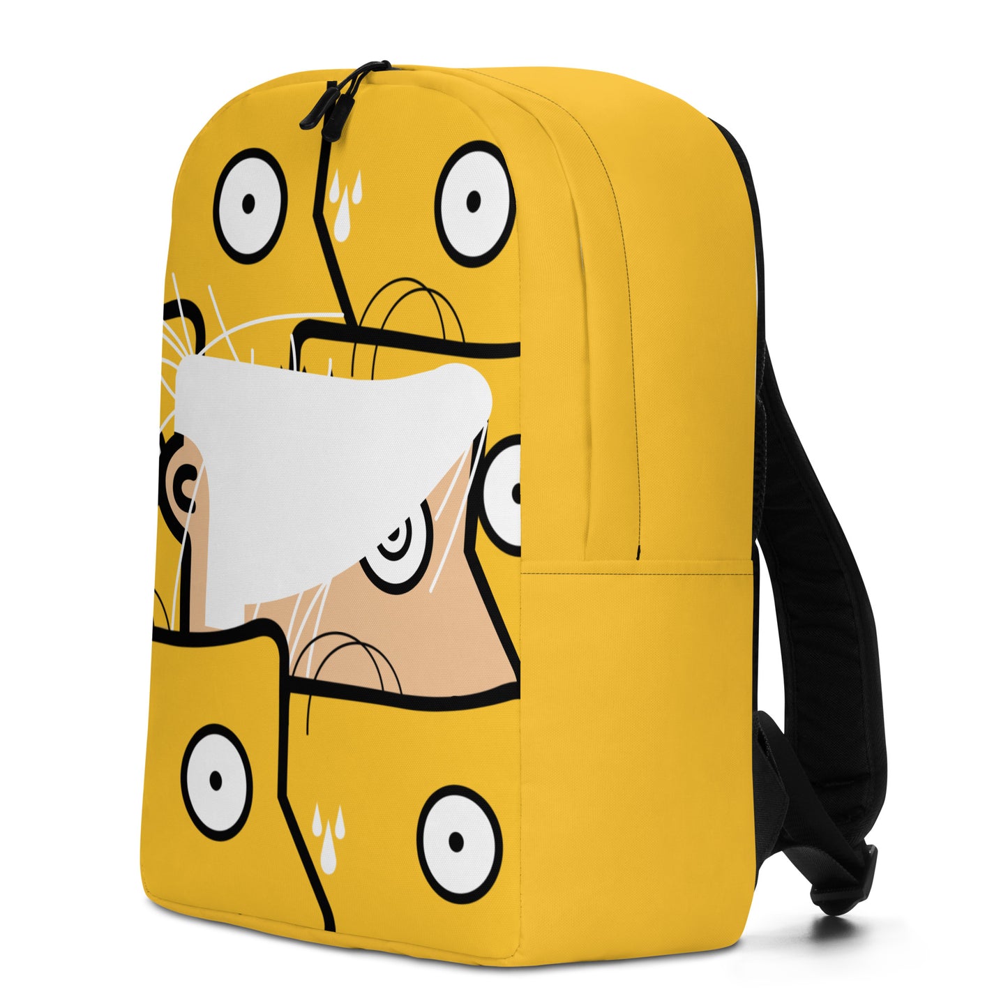 "Brillo" (Andy Warhol & Homer Simpson) giallo Zaino Backpack