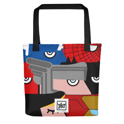 "Siamo tutti Supereroi" (Captain America, Spiderman, Flash, Thor, Batman, Wonder Woman, Iron man) - Tote bag