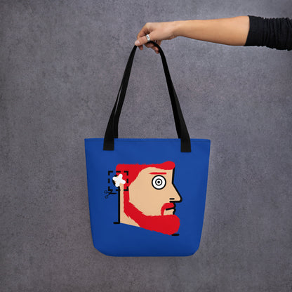 "Cut here" (Vincent Van Gogh - Portrait) - Tote bag