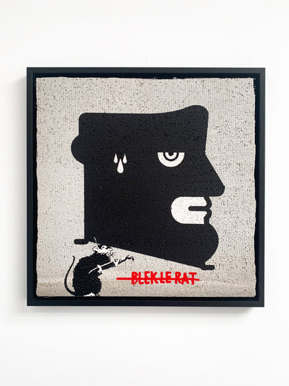 Street war (Banksy VS Blek Le Rat - Portrait)