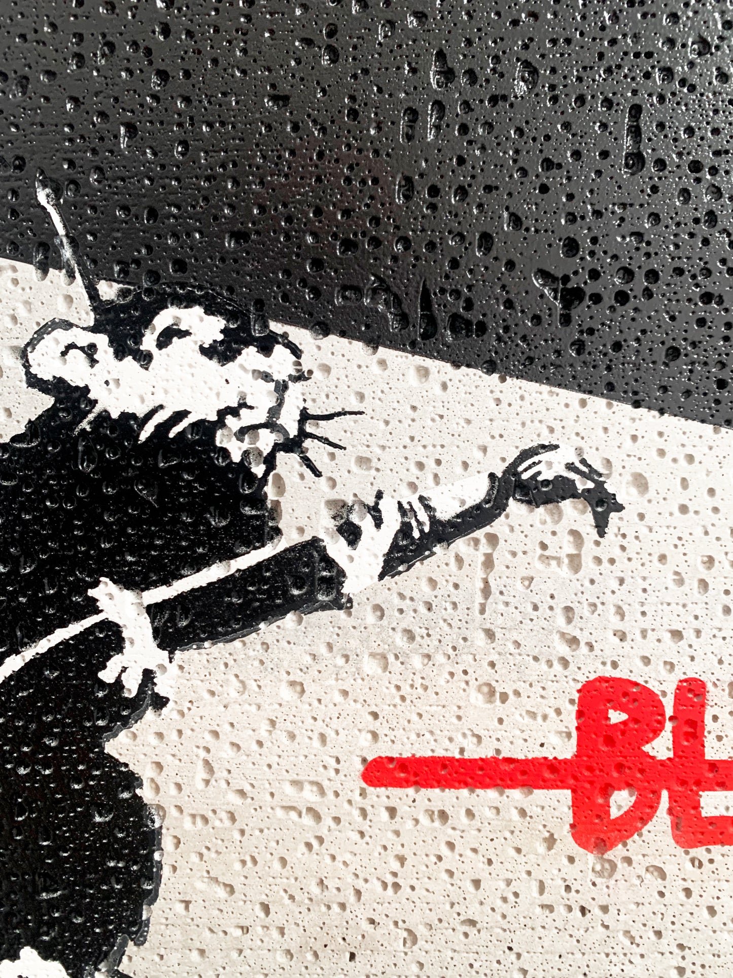 Street war (Banksy VS Blek Le Rat - Portrait)