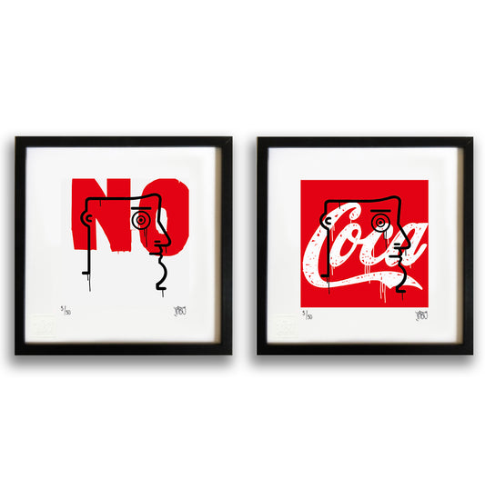 No Coke (Schifano Tribute) AP 2 pieces