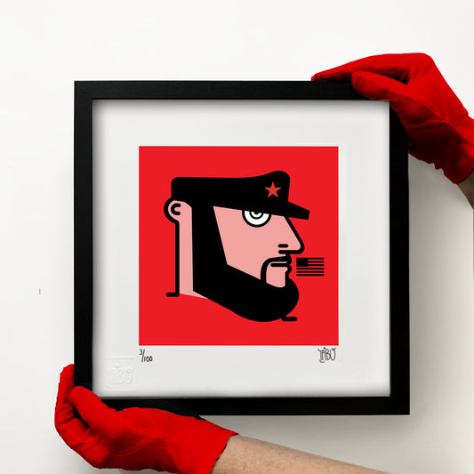 Fidel (portrait of Fidel Castro) new version
