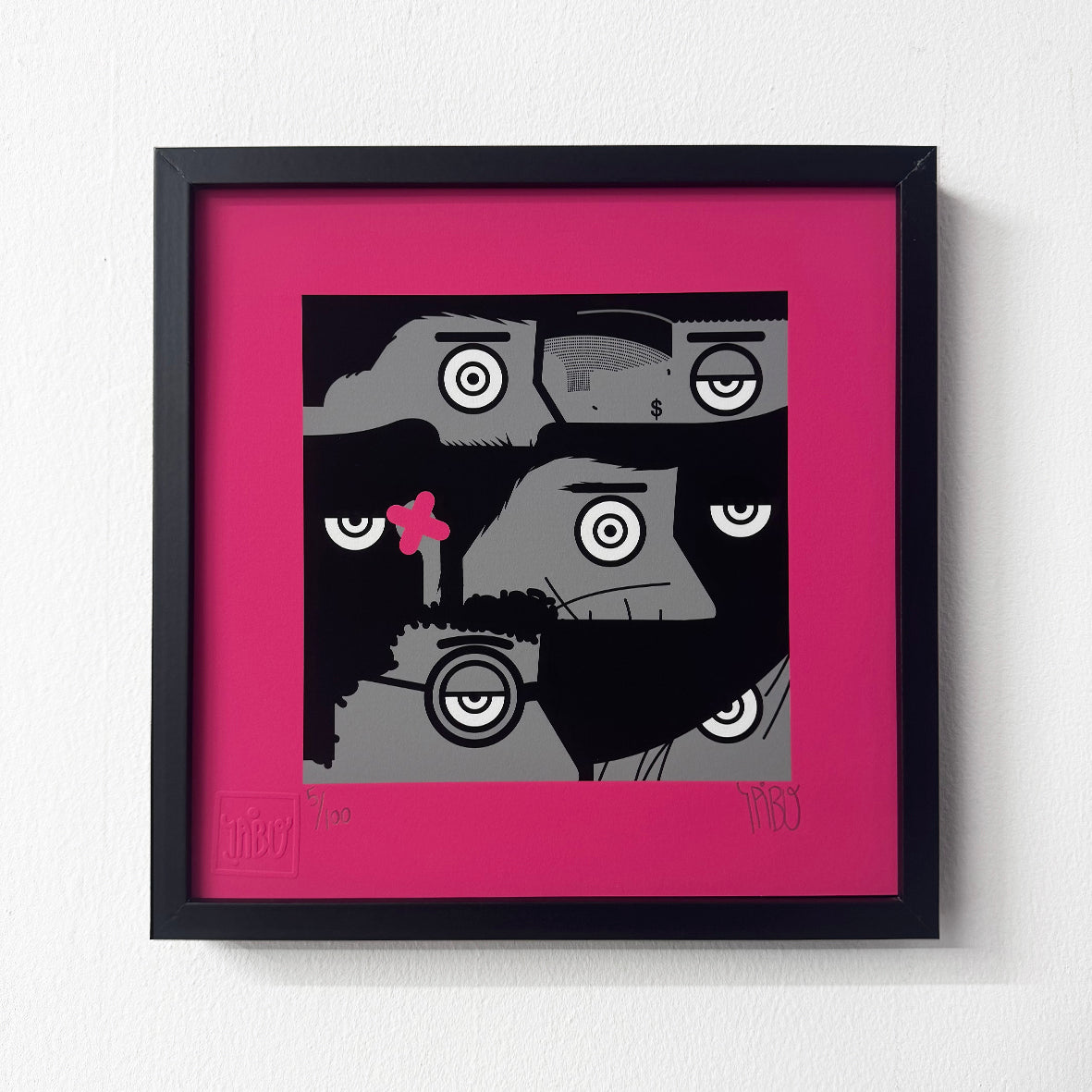 I want to be an artist (new version black-grey-magenta)