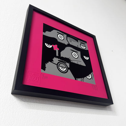 I want to be an artist (new version black-grey-magenta)