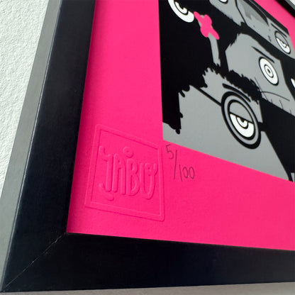 I want to be an artist (new version black-grey-magenta)