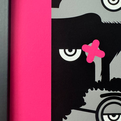 I want to be an artist (new version black-grey-magenta)