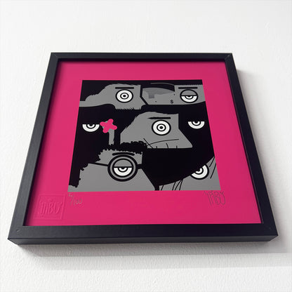 I want to be an artist (new version black-grey-magenta)