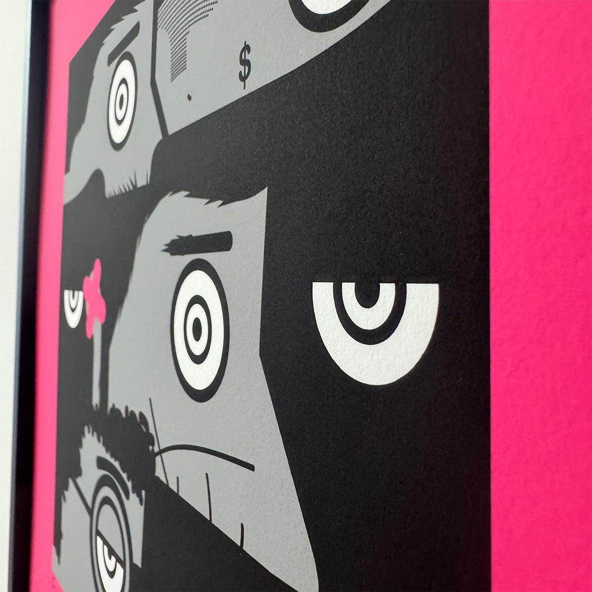 I want to be an artist (new version black-grey-magenta)