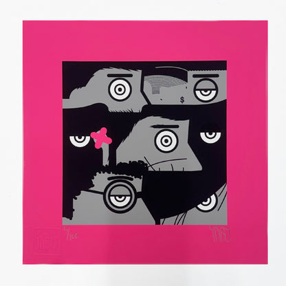 I want to be an artist (new version black-grey-magenta)