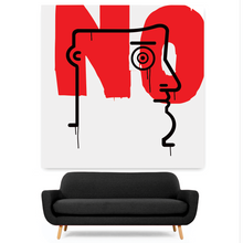 Load image into Gallery viewer, &quot;NO&quot; (Tribute to M. Schifano)