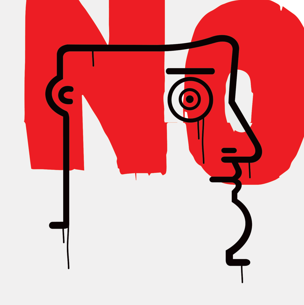 "NO" (Tribute to M. Schifano)